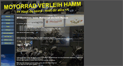 Desktop Screenshot of motorrad-verleih-hamm.de